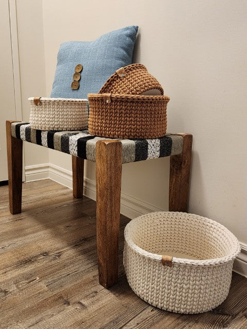 Classic Solid Decor Baskets - Set of 3