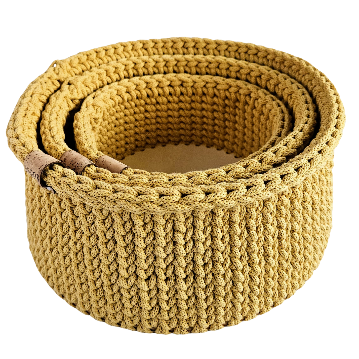 Classic Solid Decor Baskets - Set of 3