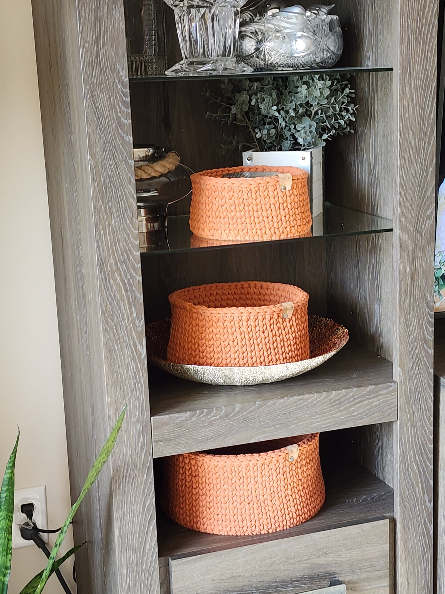 Classic Solid Decor Baskets - Set of 3